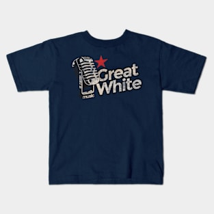 Great White Vintage Kids T-Shirt